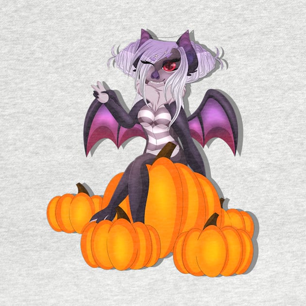 Pumpkin Patch Bat by Xinoni